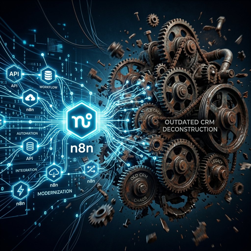 I Refused To Pay $10k For Salesforce. I Built This n8n-Powered Machine Instead